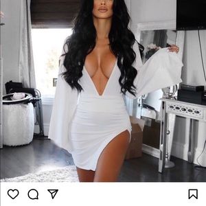 White dress by Pretty Little Things